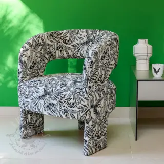 Decoratiestof jacquard Fortuna blanc