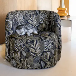 Decoratiestof jacquard Legende noir