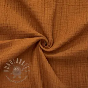 Dubbelgaas/mousseline cognac