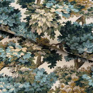 Decoratiestof jacquard Aubusson emeraude