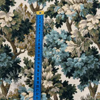 Decoratiestof jacquard Aubusson emeraude
