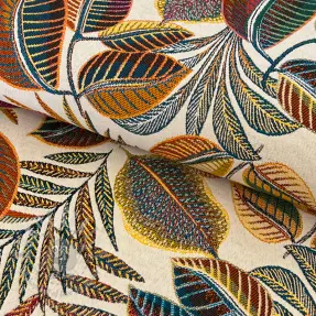 Decoratiestof jacquard Cacao allover multico