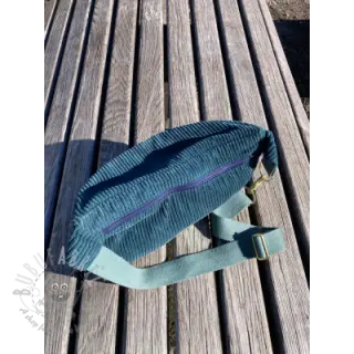 Tassenband katoen 4 cm dark old green