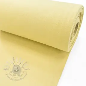Gladde boordstof PREMIUM pale banana