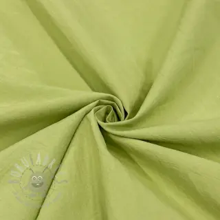 Katoenen stof WASHED old lime