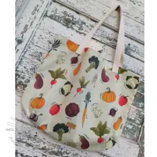 Decoratiestof Veggie Harvest Garden digital print