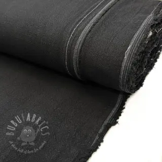 Voorgewassen linnen STONEWASHED PREMIUM black