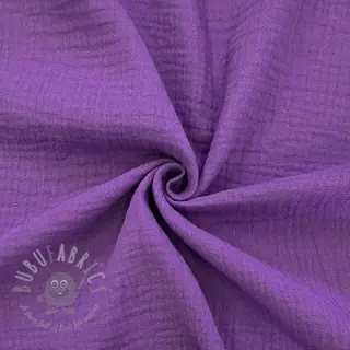 Dubbelgaas/mousseline violet
