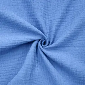 Dvojitá gázovina/mušelín royal blue
