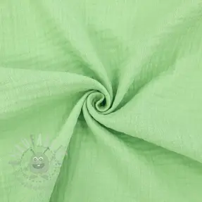 Dubbelgaas/mousseline light lime