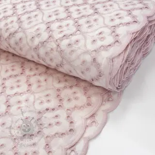 Katoenen stof EMBROIDERY Lilian rose