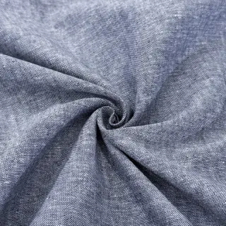 Ľan s bavlnou Lico navy