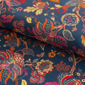 Decoratiestof jacquard Inaya bleu