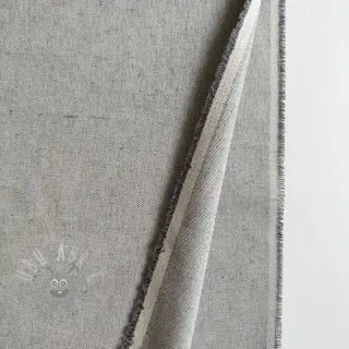 Decoratiestof Linenlook PLAIN soft grey