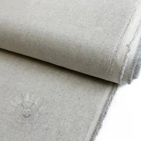 Decoratiestof Linenlook PLAIN light grey