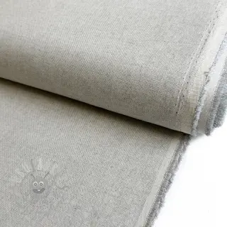 Decoratiestof Linenlook PLAIN light grey
