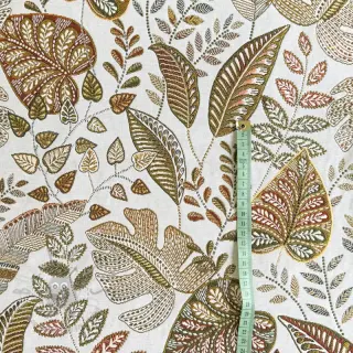 Decoratiestof jacquard Euphoria blanc kaki