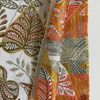 Decoratiestof jacquard Euphoria blanc kaki