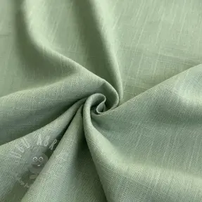 Viskóza s ľanom PREMIUM old green