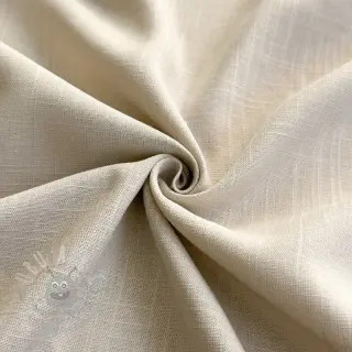 Viscose met linnen PREMIUM sand