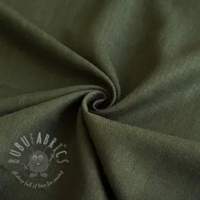 Viscose met linnen PREMIUM army