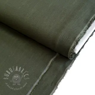 Viscose met linnen PREMIUM army