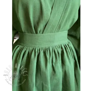 Voorgewassen linnen dark green