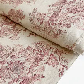 Decoratiestof Gabrielle rouge