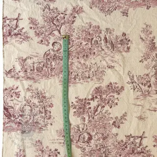 Decoratiestof Gabrielle rouge