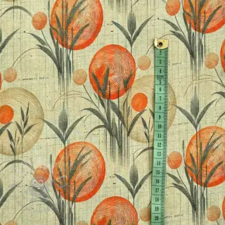 Tricot VISCOSE Enjoy The Silence orange digital print