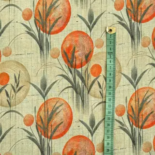 Úplet VISCOSE Enjoy The Silence orange digital print