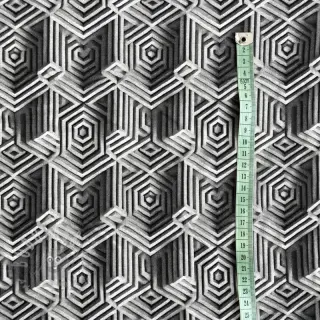 Tricot VISCOSE Structure grey digital print