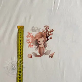 Tricot Baby Mermaid PANEL digital print