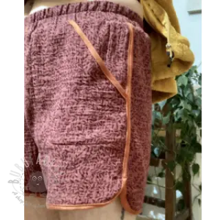 Omvouwelastiek viscose 3 m brick