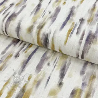 Viscose met linnen Natural Lin Lina green digital print