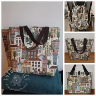 Decoratiestof premium Favourite village