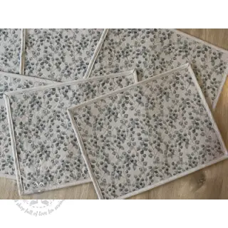 Decoratiestof Linenlook Little eucalyptus