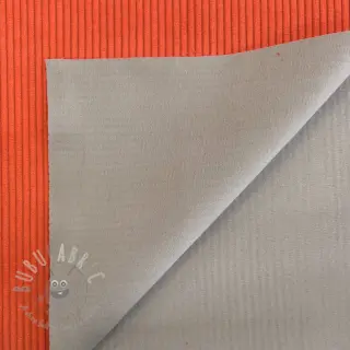 Ribfluweel HUGGY orange spicy