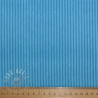 Ribfluweel HUGGY turquoise