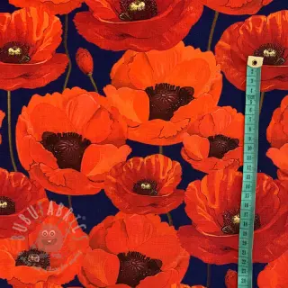 Dekoračná látka s teflonovou úpravou POPPY GARDEN