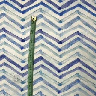 Decoratiestof met teflonbehandeling WATERCOLOUR ZIGZAG