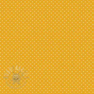 Katoenen stof Petit dots yellow