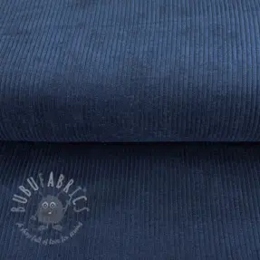 Ribfluweel dark cobalt