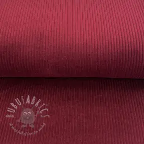 Ribfluweel wine red