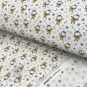 Katoenen stof QUILTING Elisabetta jaune