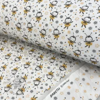 Katoenen stof QUILTING Elisabetta jaune