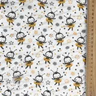 Katoenen stof QUILTING Elisabetta jaune