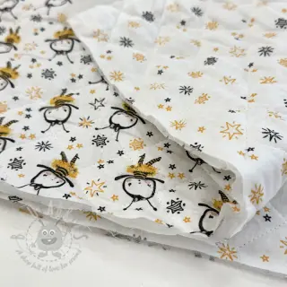 Katoenen stof QUILTING Elisabetta jaune