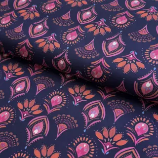Bavlnená látka Motif navy digital print