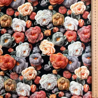Viscose RAYON POPLIN Knitted design F digital print